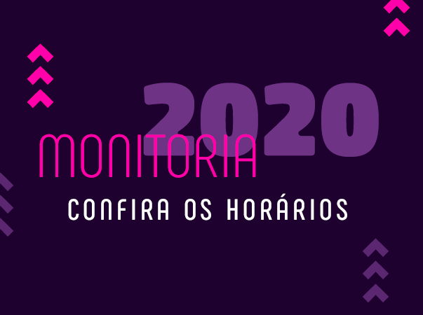 Copex divulga os horários de monitoria para 2020