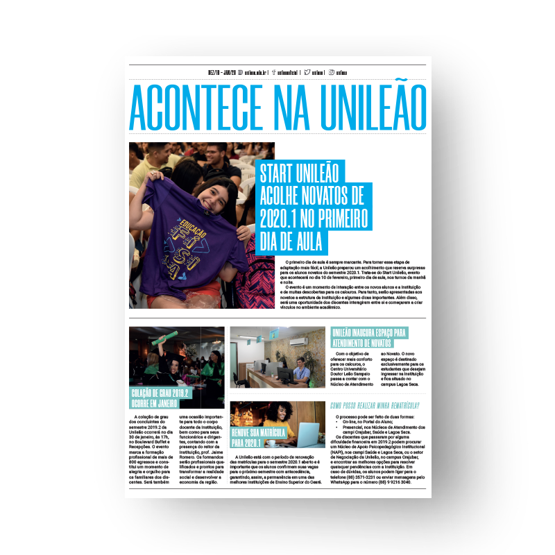 Jornal Acontece Unileão – Dezembro e Janeiro