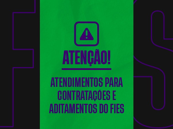 Caixa segue com atendimentos para contratações e aditamentos do FIES