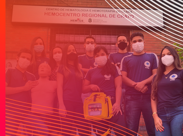 Liga Acadêmica de alunos do curso de Enfermagem promove capacitação para profissionais do Hemoce