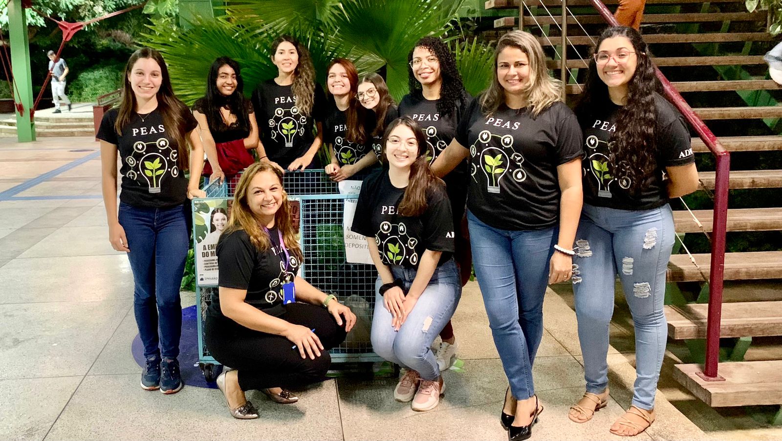 PEAS dos Cursos de Administração e Ciências Contábeis da Unileão promovem o Projeto Cata Treco Traz Felicidade