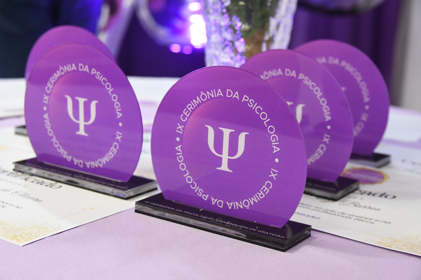 Cerimônia marca a trajetória dos estudantes ingressantes e concluintes de Psicologia