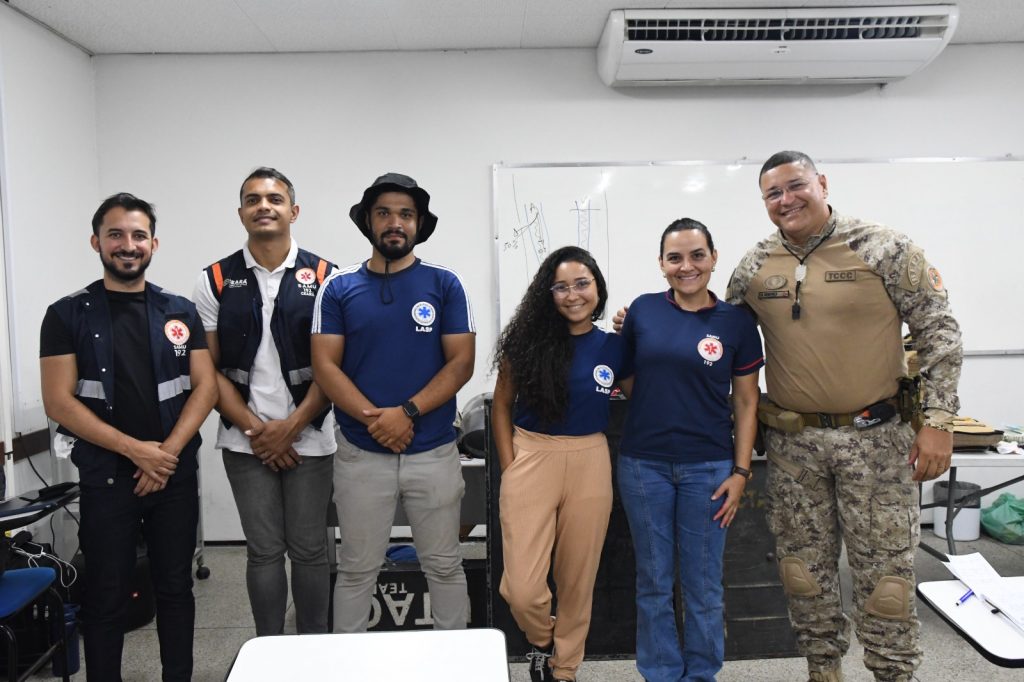 Campus Saúde da Unileão sedia treinamento do Samu Ceará sobre atendimento pré-hospitalar tático