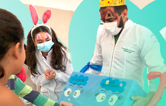 Projetos da Unileão levam cuidado e saúde a crianças em tratamento no Cariri