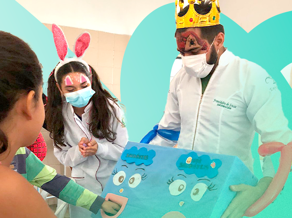 Projetos da Unileão levam cuidado e saúde a crianças em tratamento no Cariri